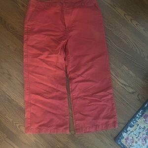 GAP Women's rust orange line Capris
